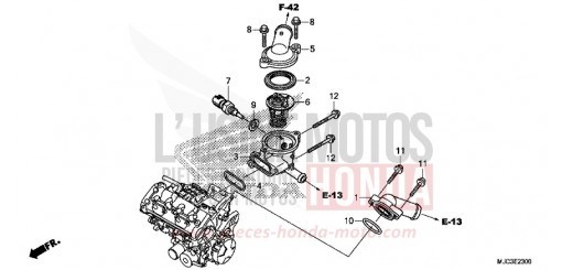 THERMOSTAT CBR600RRD de 2013
